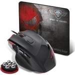 Pack Souris Spirit Of Gamer PRO-M3 Programmable & Retro-éclairage LED personnalisable+ TAPIS gamer