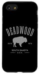 iPhone SE (2020) / 7 / 8 Deadwood South Dakota USA Bison Design Souvenir Case