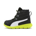 Puma Bao 3 Boot Inf Bottes de Neige, Noir Black-NRGY Yellow 08, 27 EU