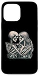 iPhone 13 Pro Max Twin Flame Skeleton Couple Eternal Love Lovers Forever Case