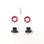 FTX DR8 Wheel Hex Adapters - Red