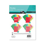 Maildor AE126O - GOMMETTES Basic - 60 planches 16x21 cm - 7 920 stickers - MULTIFORMES GÉOMÉTRIQUES