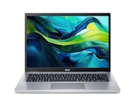 Acer Aspire Go 14 AG14-31P-3142, Ordinateur Portable 14'' WUXGA IPS, PC Portable (Intel Core i3-N305, RAM 8 Go, SSD 512 Go, Intel UHD Graphics, Windows 11), Laptop Gris, Clavier AZERTY (Français)