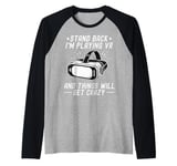 Virtual Reality Athlete Funny VR Gamer Console Headset Raglan Baseball Tee