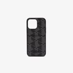 Lacoste Coque iPhOne 14 Pro Max The Blend Taille Taille unique Monogram Noir Gris