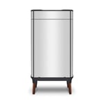 Tower T938022SS Ozone Sensor Bin with Legs, Large 65L, Hands Free Opening, Carbon Filter, Stainless Steel