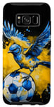 Galaxy S8 Nightingale Football Soccer Animal Art Print Graphic Case