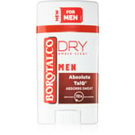 Borotalco MEN Dry Deodorant Stick 72 timer til mænd Amber Scent 40 ml