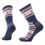 Smartwool Unisex Everyday Say It Ain'T Snow Crew Socks Purple Iris, 38-41