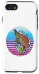 Coque pour iPhone SE (2020) / 7 / 8 Saumon rouge Pacifique Nord-Ouest Poissons d'eau douce