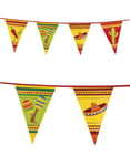 6 Meter Banner med Vimplar - Taco Fiesta