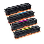 Kompatibel HP 410X combo pack 4 stk - CF410X BK/C/M/Y Toner 21500 sidor