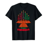 Kinara Seven Candles Principles Of Kwanzaa Happy Kwanzaa T-Shirt