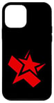 Coque pour iPhone 12 mini Graphique rouge étoilé rouge