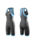 2XU G:2 Active Trisuit Womens Charcoal/Amalfi - L