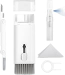 Kit De Nettoyage D'Écran Pour Clavier D'Ordinateur Portable Airpods Pro, Macbook, Ipad, Iphone, Ipod, Electronics Airpod, Outil Brosse Pour Écran Pc, Tv, Téléphone, Casque D'Ordinateur Blanc