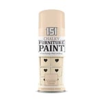 Chalk Finish Furniture Spray Paint 400ml Clotted Cream Non Cracking Fast Drying