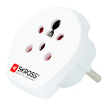 SKROSS El-Adapter Indien/DK till Eur