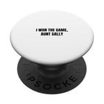 J'ai gagné la partie, tante Sally PopSockets PopGrip Adhésif