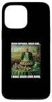 Coque pour iPhone 13 Pro Max Cupcake vert Trump pour la Saint-Patrick, une fierté irlandaise patriotique amusante