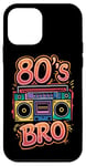 Coque pour iPhone 12 mini Boom Box rétro années 80 Bro Classic