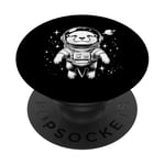 Otter Dad Mom Space - Astronaut Otter PopSockets Swappable PopGrip