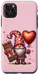 iPhone 11 Pro Max Pink Valentines Day Gnome Accessories Valentines Chocolate Case