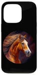 Coque pour iPhone 13 Pro Crinière gracieuse pour cheval de course Nature Force