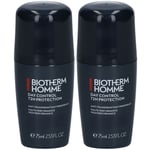 BIOTHERM HOMME DAY CONTROL Déodorant 72 H Roll-On Rouleau 2x75 ml