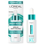 L’Oréal Paris - Sérum Anti-Taches - Enrichi en Niacinamide - Soin Exfoliant & Unifiant - Pour Tous Types de Peau - Bright Reveal - Format XL - 50 ml