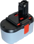 Kompatibelt med BOSCH GSR 24VE-2, 24V, 3000 mAh