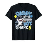 5Yr Boy Dad of The Birthday Boy Shark Ocean Theme Matchin T-Shirt