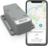 InvoxiaTracker GPS pour Professionnel Artisan ou Industriel - BTP/Construction/Agriculture /Transport-Autonomie jusqu'à 5 ans-Suivi GPS et Alerte Entrée/Sortie de Zone-Abonnement Inclus 1an- Etanche