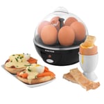 Salter 6 Egg Cooker Electric Poacher Boiler For Soft, Medium or Hard Boiled Eggs