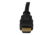 StarTech.com 0.3m 1ft Short High Speed HDMI Cable - Ultra HD 4k x 2k HDMI Cable - HDMI M/M - 30cm HDMI 1.4 Cable - Audio/Video Gold-Plated (HDMM30CM) - HDMI-kabel - 30 cm