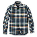 Carhartt rutete Flanellskjorte, Herre, Navy, S