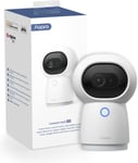 2K Pt Camera Interieur Wifi 2,4/5 Ghz Hub G3, Reconnaissance Du Visage Et Des Gestes, Télécommande Infrarouge, Camera 360°, Fonctionne Avec Homekit Secure Video, Alexa, Google Assi[CAM09513]