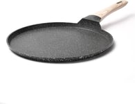 Nonstick Egg Omelette Pan, 4-Cup Frying Skillet for Breakfast & Pancakes, 28CM