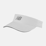 New Balance Performance Visor Vit | Reflexmössa för löpning - Loparshop.se - Handla nu på Loparshop.se!