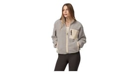 Veste polaire femme patagonia synchilla gris beige