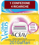 Gillette Venus & Olay 5 Lames pour Femmes - 4 Recharges