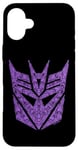 iPhone 16 Plus Transformers Evergreen Decepticons Purple Icon Filled Logo Case