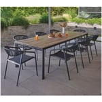 Ozalide - fontamento - Ensemble table et chaises de jardin - 12 places