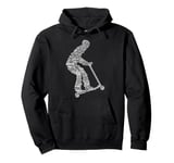 Scooter Stunt Tricks E-Scooter Rider Boys Kids Pullover Hoodie