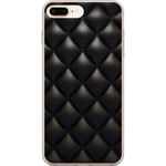 Apple iPhone 8 Plus Gennemsigtigt Telefoncover Lyxiga rutor