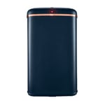 Tower T838010MNB Cavaletto Square Sensor Bin, 58L, Midnight Blue and Rose Gold