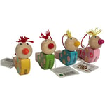 PLANETE BOIS Sifflet en Forme d'Oiseau-030151-8 cm-Bois-Assortiment A Collectionner-Modèle Aléatoire-À Partir de 2 Ans, 030151