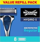 Wilkinson Sword Hydro 5 Skin Protection Lames de Rasoir pour Homme, 8 Pièces