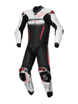 Alpinestars GP-R7 1-dels MC-skinnställ Vit-Svart-Röd""