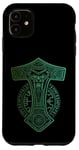 Coque pour iPhone 11 Marteau de Thor Mjölnir Odin Vegvisir Runes Viking